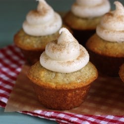 Banana Muffins w/ Cream Cheese