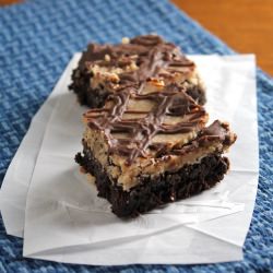 Brown Butter Iced Brownies