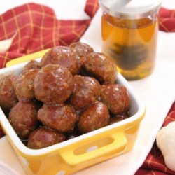 Honey Garlic Glazed Meatballs