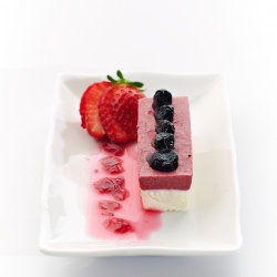Blackberry & White Chocolate Mousse
