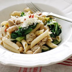 Pasta with Escarole and Beans