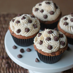 Chocolate Chip Cookie Cupcakes