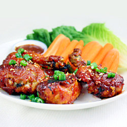 Sweet & Spicy Korean Chicken Wings