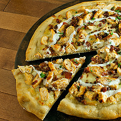 Chicken Bacon Ranch Pizza