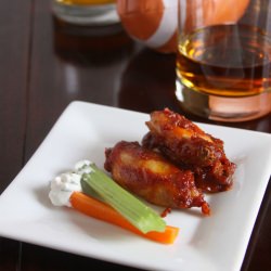 Bourbon-Glazed Wings