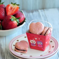 Strawberry Sweetheart Macarons