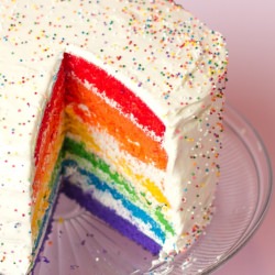 Rainbow Layer Cake