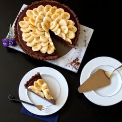 Nutella Chocolate & Banana Tart