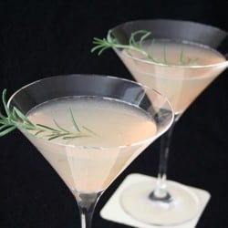 Rosemary Grapefruit Martini
