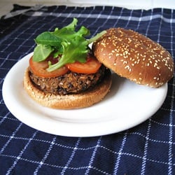 Baked Black Bean Veggie Burgers