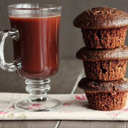 Hot Chocolate Muffins