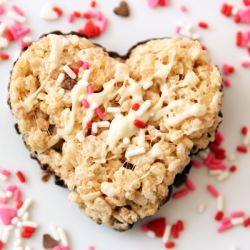 Rice Krispy Hearts