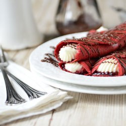 Red Velevet Crepes