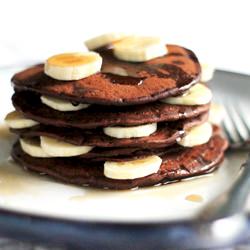 Hot Cocoa Pancakes