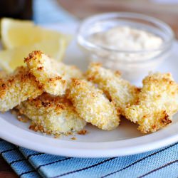 Crispy Baked Fish Nuggets
