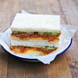 Malaysian Style Sardine Sandwich