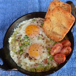 Creamy Grilled Eggs