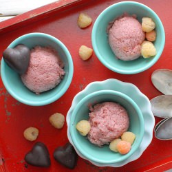 Strawberry Jam Buttermilk Ice Cream