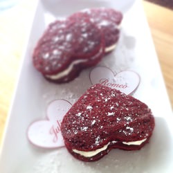 Red Vekvet Cake Hearts