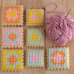 Granny Square Cookies