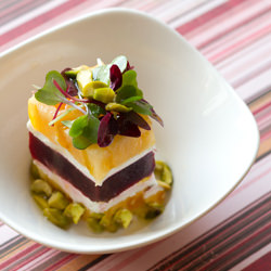 Heirloom Tomato & Beet Stack