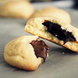 Cookies w/ Nutella & Salt