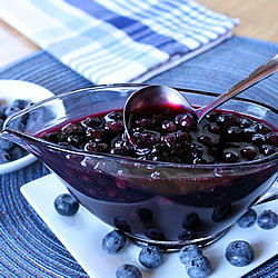 Microwave Blueberry Sauce