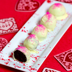 Black & White Chambord Truffles
