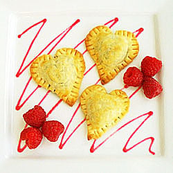 Chocolate Ravioli Hearts