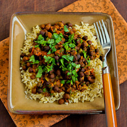 Black Garbanzo Bean Curry