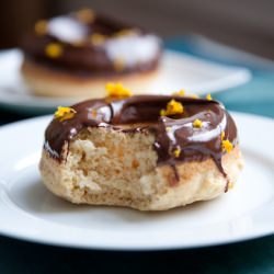 Chocolate-Glazed Orange Donuts