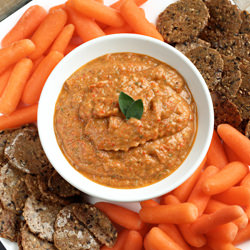 Eggplant Red Pepper Dip