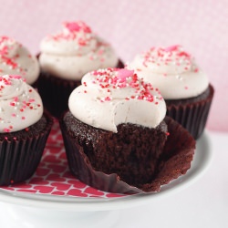 Chocolate and Raspberry Cupcakes