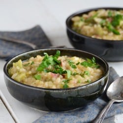Broccoli-Cheddar Risotto