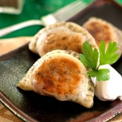 Vegan Beet Pierogi