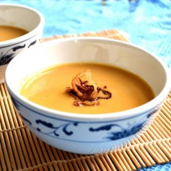 Shallot, Yam & Coconut Soup