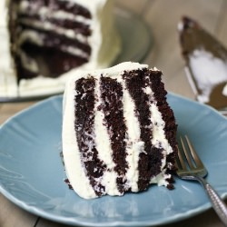 Chocolate Cake with Pudding Frosting