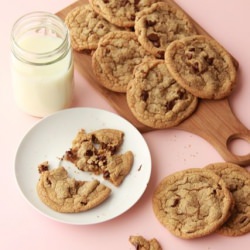 Thin and Chewy Choc Chip Cookies
