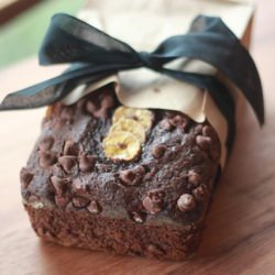 Dark Chocolate Cayenne Banana Bread