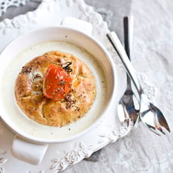 Twice Baked Cheese Soufflé