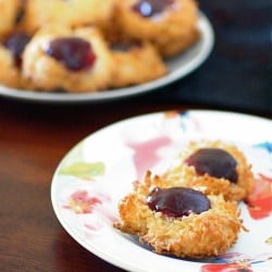 Coconut Jam Cookies