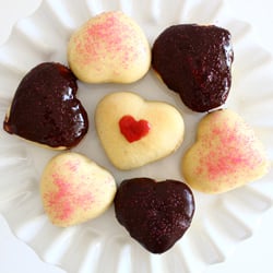 Baked Doughnut Hearts