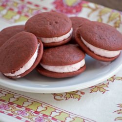 Red Velvet Whoopie Pies