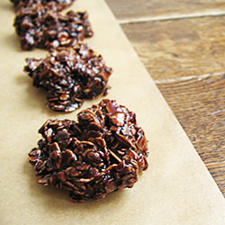 No-bake Oatmeal Chocolate Cookies