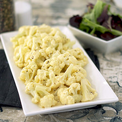 Cauliflower w/Cheddar Mustard Cream
