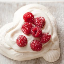 Pavlova Hearts with Chantilly Cream
