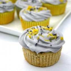 Honey, Lavender, & Lemon Cupcakes