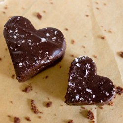 Dark Chocolate-Cherry Ganache Bars