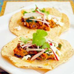 Pumpkin, Black Bean & Poblano Tacos