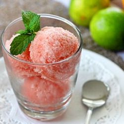 Watermelon and Lime Sorbet